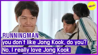 [HOT CLIPS][RUNNINGMAN]you don't like Jong Kook, do you? No. I really love Jong Kook.(ENGSUB)