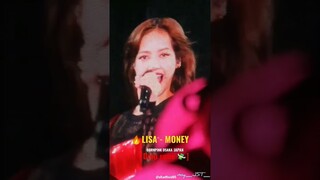 Lisa - Money red outfit at Osaka Japan 🔥 [Focused Cam] #lisa #blackpink #lisamanoban