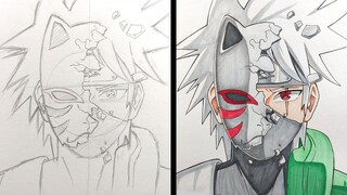 How to Draw Kakashi Anbu - [Naruto] | easy anime drawing