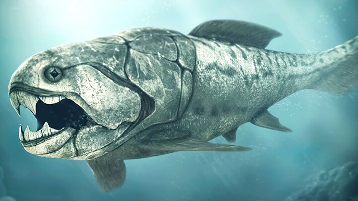 Decipher the story of the prehistoric "Dunkleosteus" fighting Godzilla in "Godzilla"!