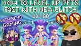 HOW TO LEVEL UP YOUR PETS FAST USING GLITCH WITH SENG GAMING || BLOCKMAN GO TRAINERS ARENA ||
