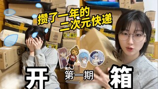 攒了一年的二次元快递！比人还高？第一期