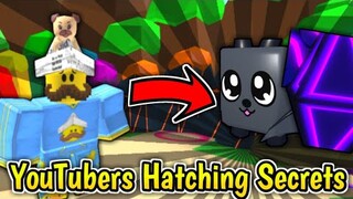 Top 5 YouTubers Hatching *SECRET* Pets In Roblox Bubblegum Simulator!