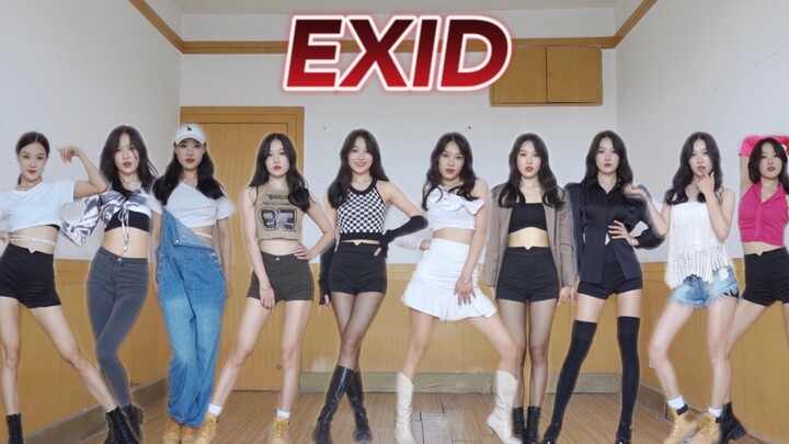 K-POP ความทรงจำฆ่า! ทำนองที่ติดหูของ EXID! การเปลี่ยนชุดและการเต้นรำสิบชุด