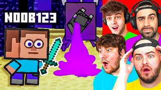 Reacting to the FUNNIEST Minecraft Animations