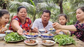 Bông Điên Điển Đầu Mùa Nấu Canh Chua Cá Ngát Ngon Hết Sảy| TKQ & Family T762