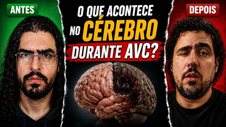 O que é AVC? Acidente Vascular Cerebral | Entenda TUDO sobre DERRAMES Isquêmico e Hemorrágico