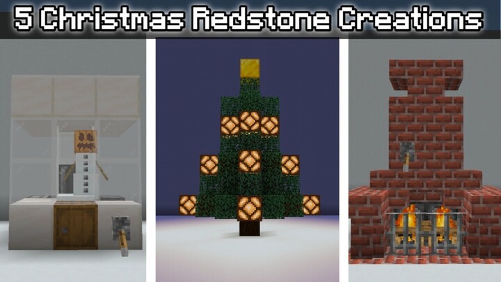 ✓5 Christmas Redstone Creations You Can Build