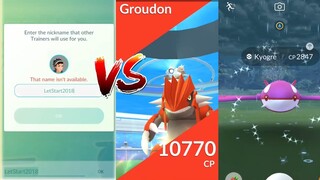 Groudon and Kyogre a Starter Mystic Story!  Rewind Pokemon Go