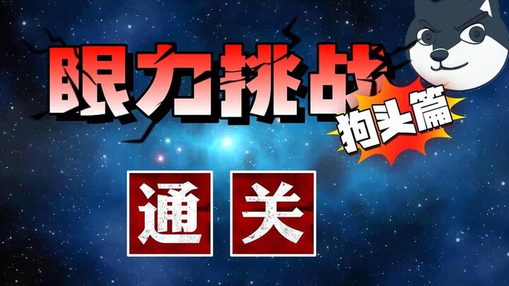 [Dog-Head Visual Challenge] So far, no one has made it past the final level.