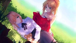 [Anime] "Fate" + "Khiên Ti Hí" | Mordred & Sabre