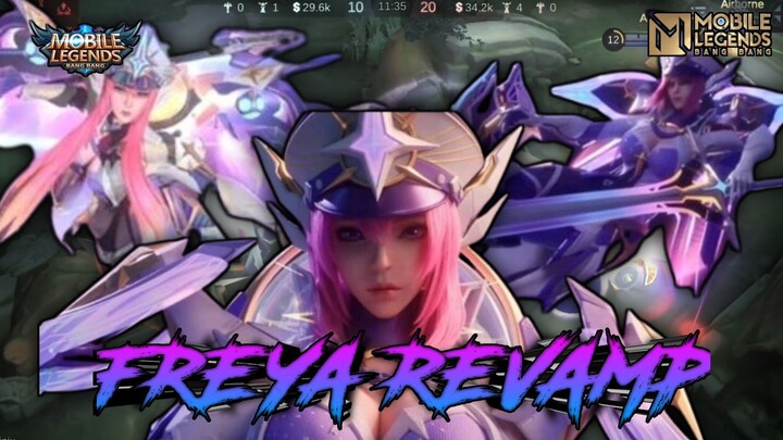 HERO SEENAK INI DI REVAMP? MOONTON BERCANDA ?! || HIGHLIGHT FREYA - MLBB