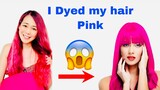 I DYED MY HAIR PINK 😱