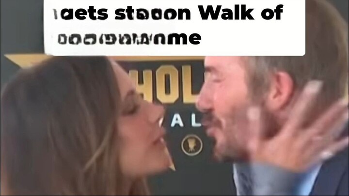 David Beckham's Hollywood Walk of Fame Star - Unforgettable Moment!_processed