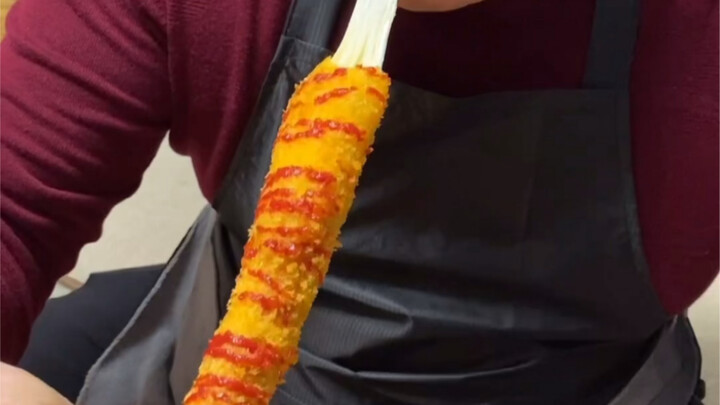 家庭版拉丝热狗教程