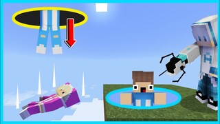 MIPAN & ZUZUZU DIPRANK AKUDAV PAKE PORTAL KEMANA AJA DIMINECRAFT! LUCU BANGET