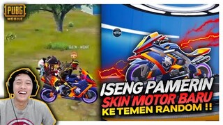 EKSPERIMEN PRANK PAMERIN SKIN MOTOR BARU KEREN BANGET , BEGINILAH RESPONNYA !! - PUBG MOBILE