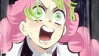 Mitsuri: Maaf, aku jadi beban! Muzan: Mau juga kaki belakangnya? "Kimetsu no Yaiba"