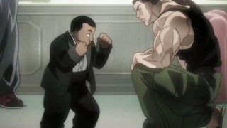 Beraninya anak berusia tiga tahun memprovokasi Yujiro Fanma? Yujiro langsung menghadiahinya dengan g