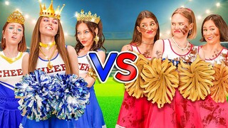 เชียร์ลีดเดอร์ที่ถังแตกแต่ป๊อป VS รวยแต่ไม่มีใครสน || ห้องลับขำขันที่โรงเรียน โดย 123 GO! TRENDS