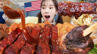 [Mukbang TV] - Ăn texas BBQ - ASRM