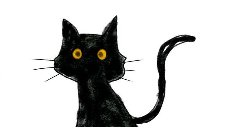 Drawing a Black Cat