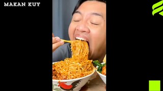 2 mangkok mie Chili oil super pedas full toping 😱