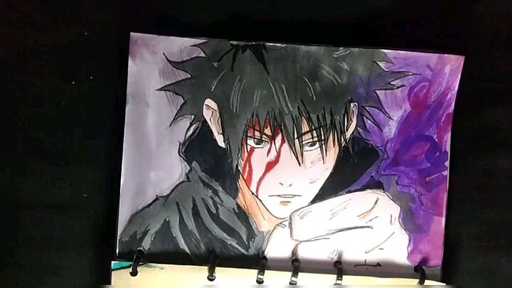 drawing fusiguro 😎😎😎