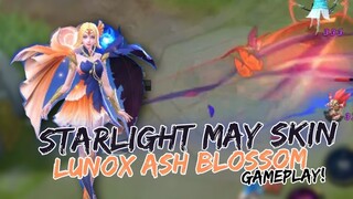 LUNOX STARLIGHT SKIN ASH BLOSSOM GAMEPLAY - Mobile Legends Indonesia