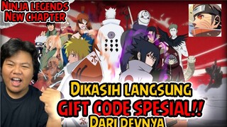 WOW MANTAP CUY! DIKASIH GIFT CODE SPECIAL LANGSUNG DARI ADMIN GAME NINJA LEGENDS NEW CHAPTER