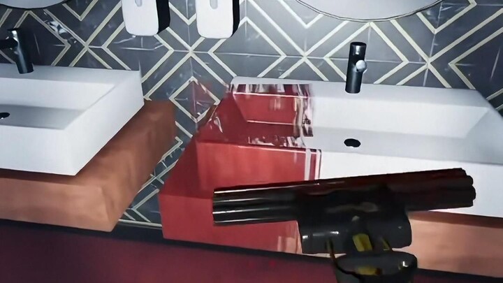 Blending crime scene evidence together = cleanup complete