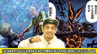 Saitama Risau Keadaan Genos!! Awakened Garou Monster Level GOD!! *Chapter 155
