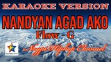 Nandyan Agad Ako | KARAOKE VERSION | - Flow G | Instrumental Beat
