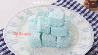 Bánh sữa tươi núng nính & Thạch dừa sago 💕✨ #nauankhongkho #monngonmoingay
