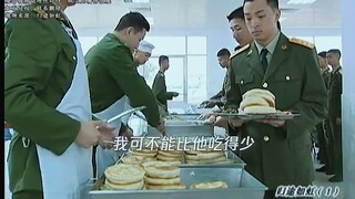 The army is not allowed to talk when eating, and all communication depends on eye contact