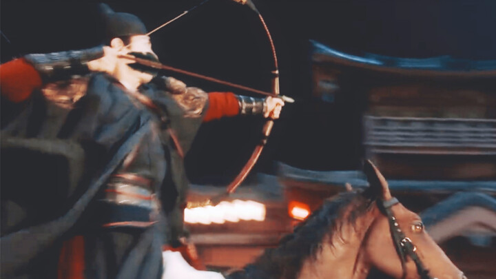 Holy crap! This scene is about to go viral with an epic arrow shot!! This is what “flowing like clou