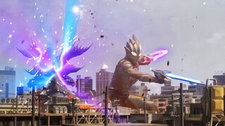 Triga membangkitkan gaya pedang ganda dan langsung membunuh Orochi of Destruction