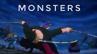 Zoro & Killer vs Kaido 「One Pièce EP 1016 AMV」Skillet - Monster