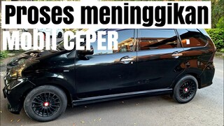 Proses Meninggikan Mobil CEPER