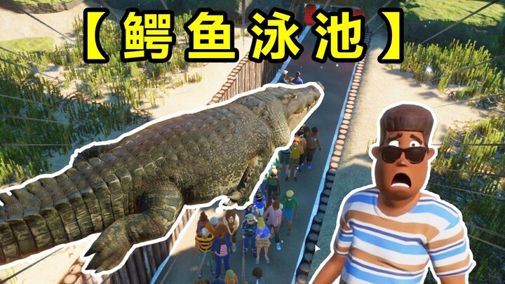 园长上任第一天，打造鳄鱼泳池！