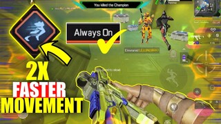 This Secret Perk / Settings Will Give You Faster Movement 😱 Apex Legends Mobile | iStrike