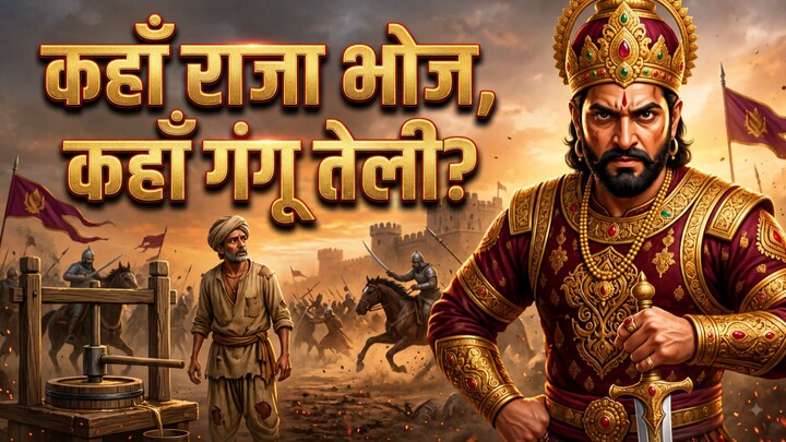 राजा भोज की रहस्यमयी कहानी | राजा भोज और गंगू तेली की पूरी कथा | Raja Bhoj Story