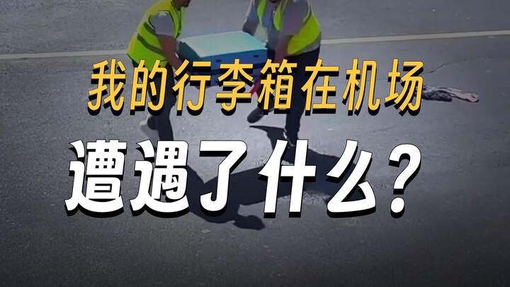 การที่กระเป๋าเดินทางของคุณต้องผ่านการทารุณอย่างบ้าคลั่งก่อนจะถูกนำขึ้นเครื่องบินนั้นเป็นแบบนี้: