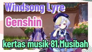 [Genshin, Windsong Lyre] kertas musik "81 Musibah"