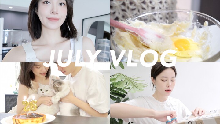 VLOG Kehidupan Sederhana Pasca-Pernikahan · Membuatkan Kue Ulang Tahun untuknya 🎂 Rutinitas Membuka 
