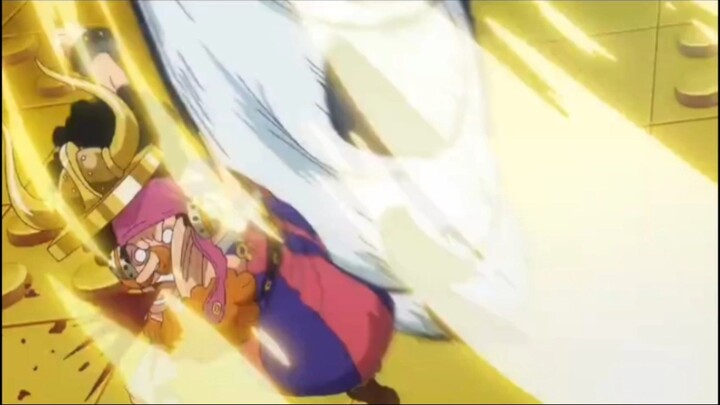 Detik-detik Usopp Kena Cakar Kucing Raksasa di Block Kingdom