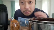 ASMR Plate Licking Melted Chocolate 🍫& Chopped Biscoff Cookies🍪🍪