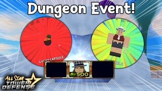 DUNGEON EVENT! Beating Dungeon 3 units Solo | All Star Tower Defense Roblox