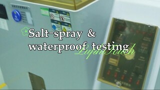 Salt-spray   waterproof testing😊~ Membrane Switch，Membrane Keypad，silicone rubber Keypad