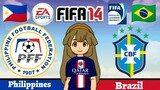 FIFA 14 | Philippines VS Brazil